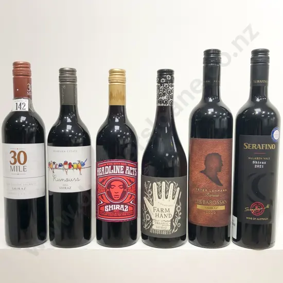 AUST Six Assorted Shiraz