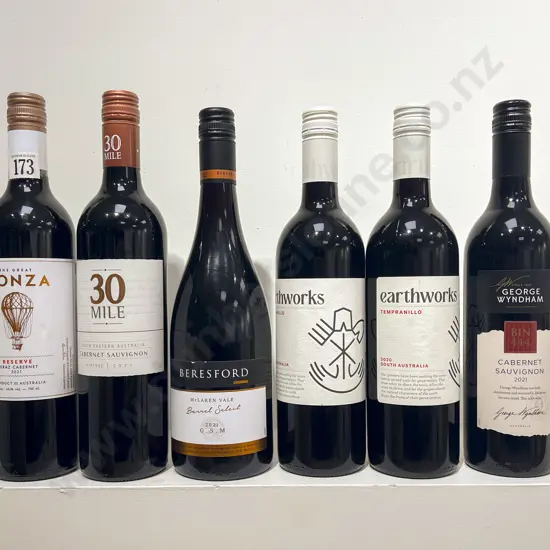 AUST Six Assorted Cabernet Sauvignon