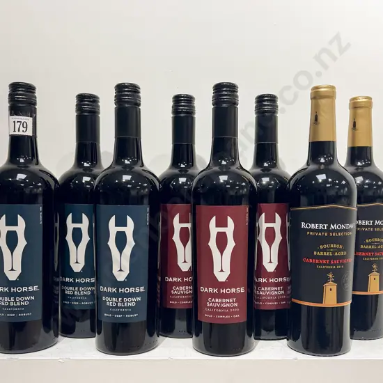 U.S. Eight Assorted Californian Red Wines