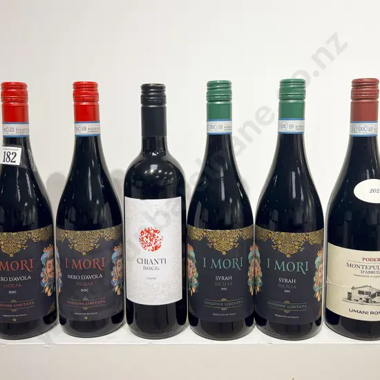 Six Assorted Italian Red Wines