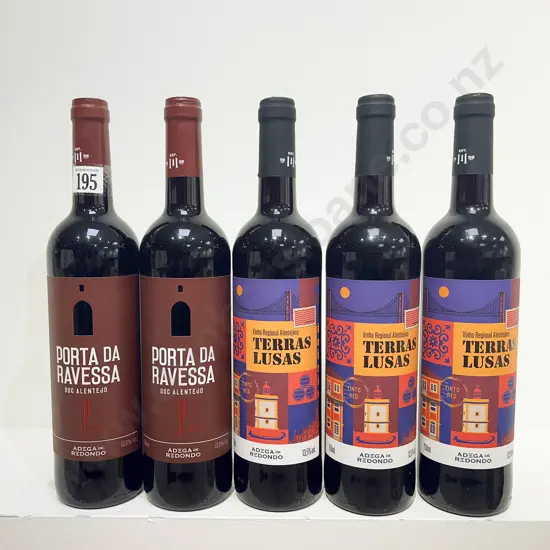 Five Assorted Portuguese Red Wines