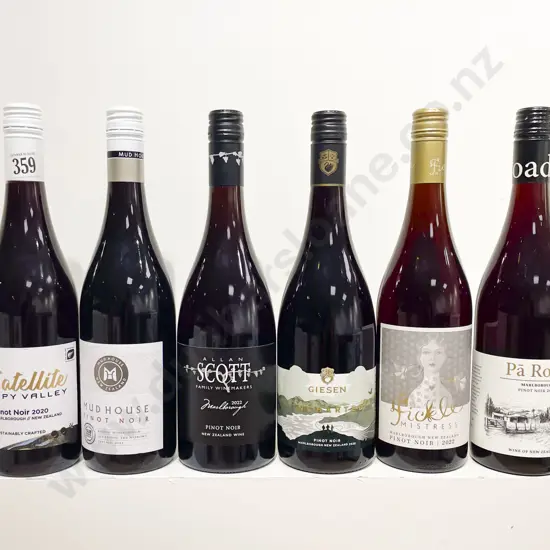 NZ Six Assorted Pinot Noir