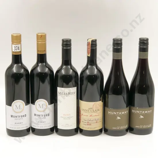 Six Assorted Red Blends
