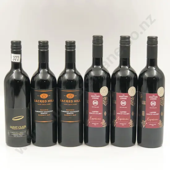 NZ Six Assorted Red Blends