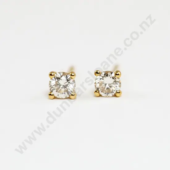 Pair 18ct Diamond Stud Earrings