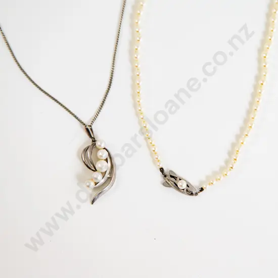 Single Strand Mikimoto Pearl Necklace