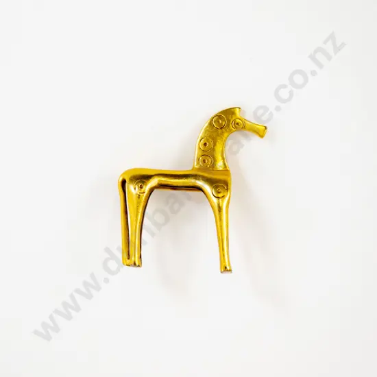 Metropolitan Museum of Art - Gold Plated Greek Horse Brooch