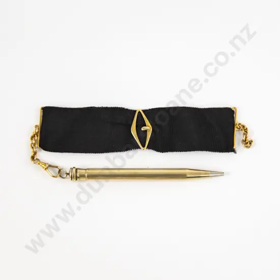 14ct Finely Machine Engraved Propelling Pencil