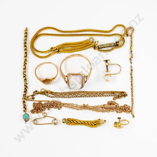 9ct Gold Pieces for Scrap
