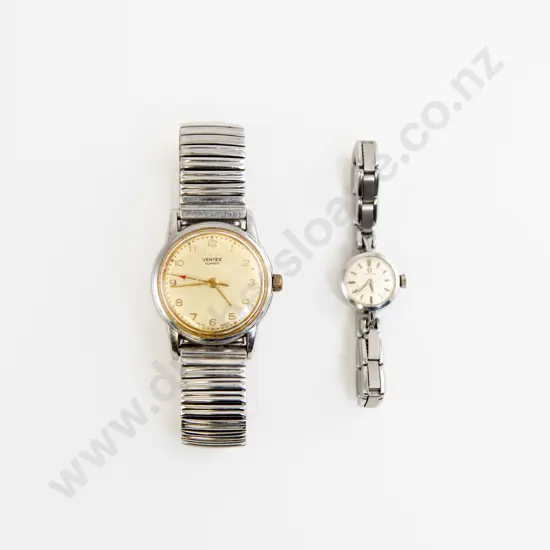 Omega Stainless Steel Ladies Wristwatch and Other