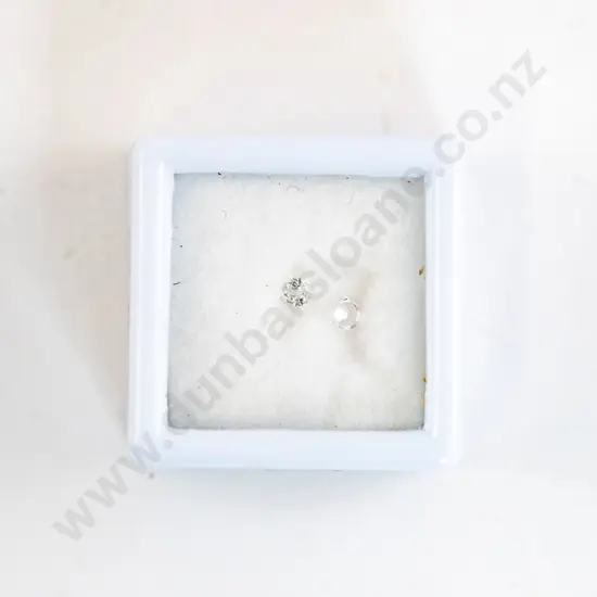 Two Unmounted Diamonds