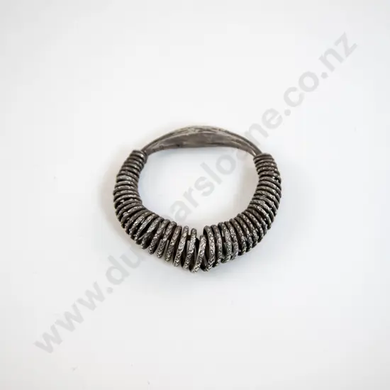 Antique Thai Silver Tribal Bracelet