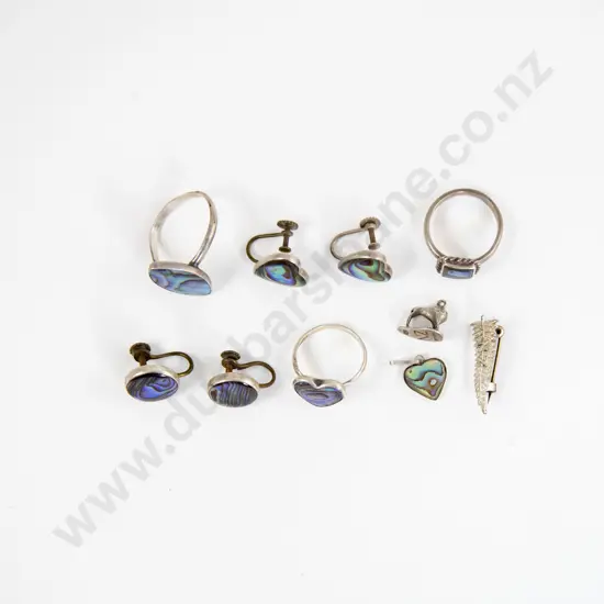Small Collection of NZ Paua Jewellery