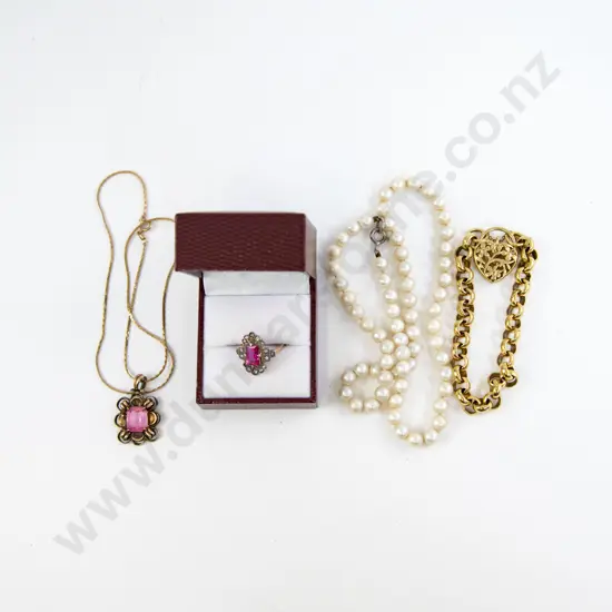 9ct Marcasite Dress Ring