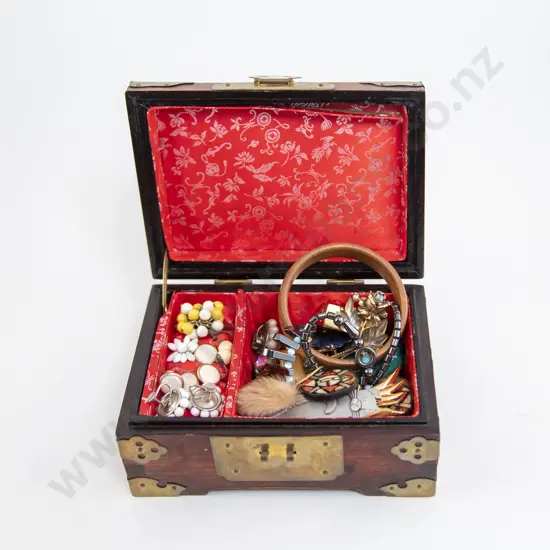 Jewellery Box and Small Qty Costume Jewellery