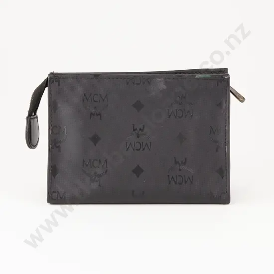 MCM Printed Logo Vanity Purse