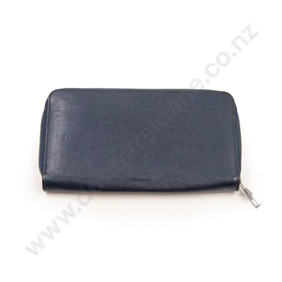 Louis Vuitton Blue Jean Taiga Leather Wallet