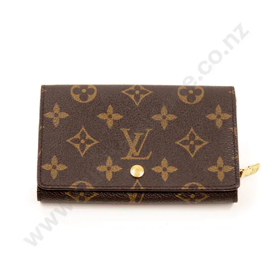 Louis Vuitton Brown Monogram Leather Wallet