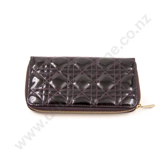 Christian Dior Patent Leather Wallet