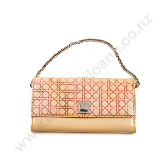 Christian Dior Vinyl Purse with Chain