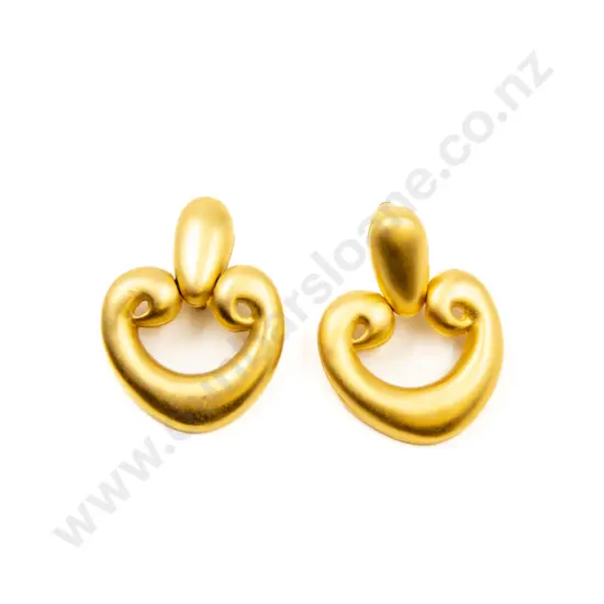 Givenchy Modern Gold Tone Earrings