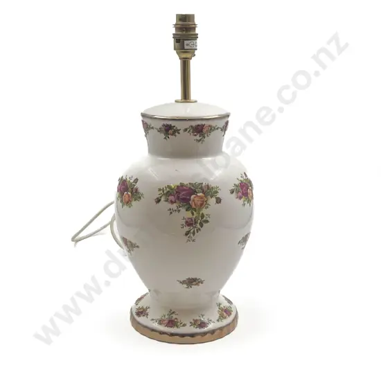 Royal Albert Old Country Roses Lamp Base