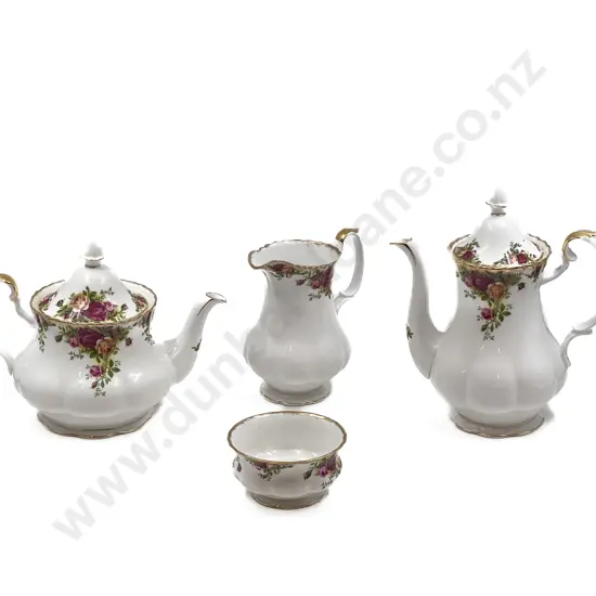 RA Old Country Roses 4pce Tea and Coffee Set