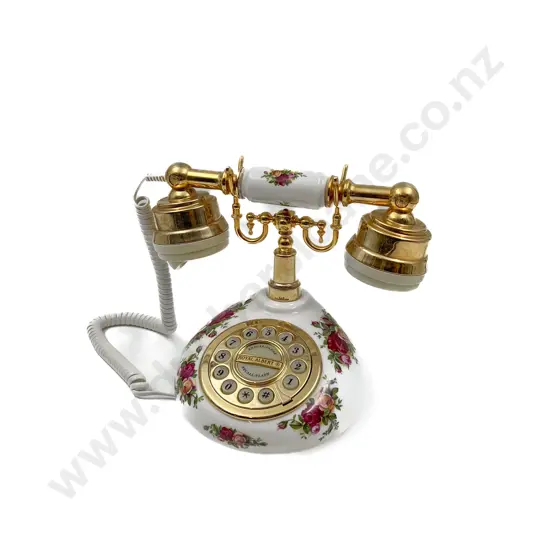 RA Old Country Roses Old Fashioned Telephone
