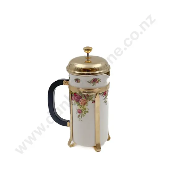 RA Old Country Roses Coffee Plunger