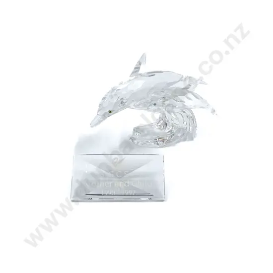 Swarovski Annual Edition 1990 "Lead me" the Dolphins