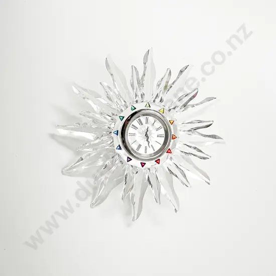 Swarovski Icicle Clock