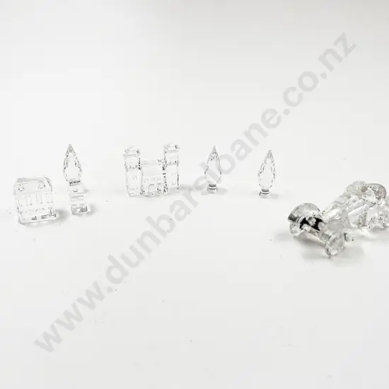 Four Swarovski Crystal Ornaments