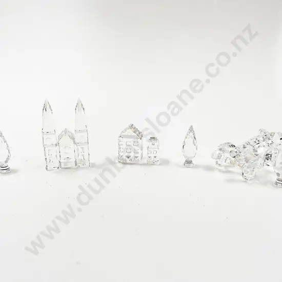 Four Swarovski Crystal Ornaments