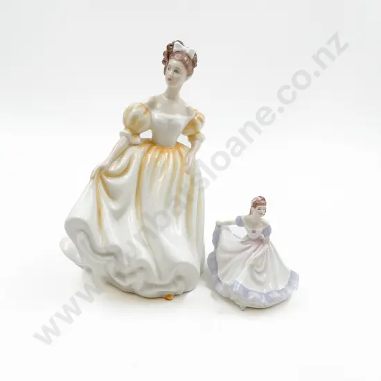 Royal Doulton Natalie and Nanette Figures HN 3173 & 3215