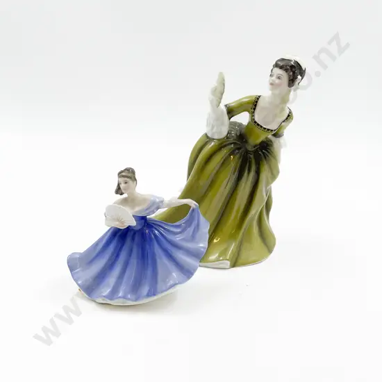 Royal Doulton Simone and Elaine Figures HN 2378 & 3214