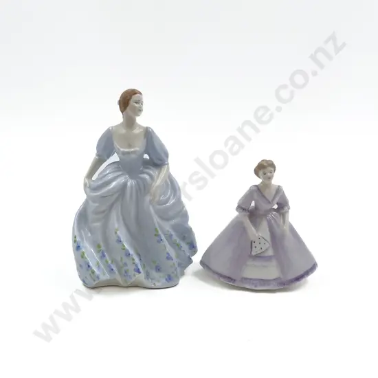 Coalport Paulette and Laurie Ann Figurines