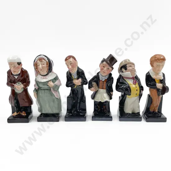 Six RD Dickens Figurines