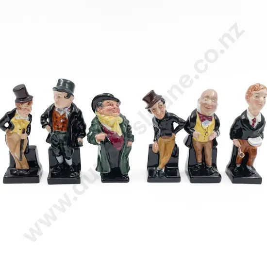 Six RD Dickens Figurines