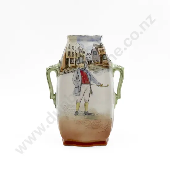 RD Dickens Series Ware Handled Vase