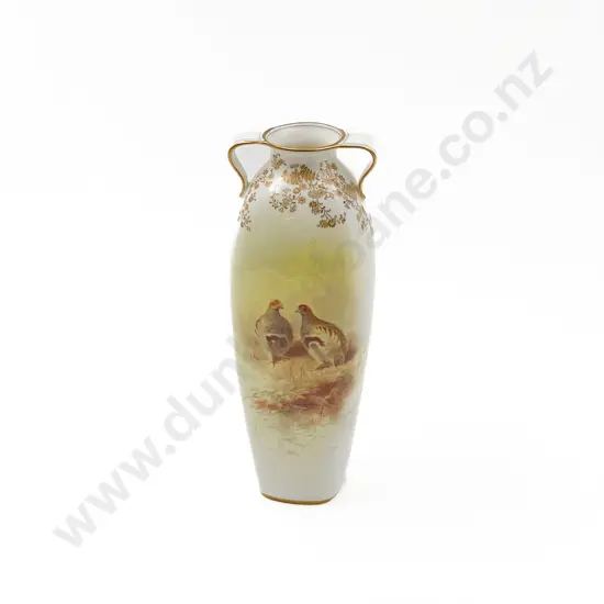 Doulton Burslem Hand-Painted Vase