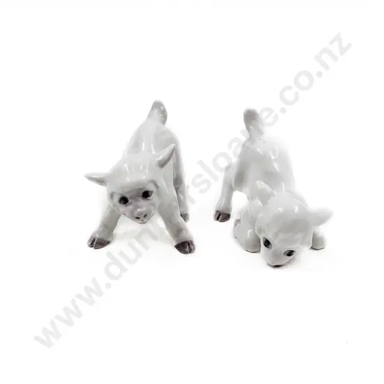 Two B&G Sheep Figurines