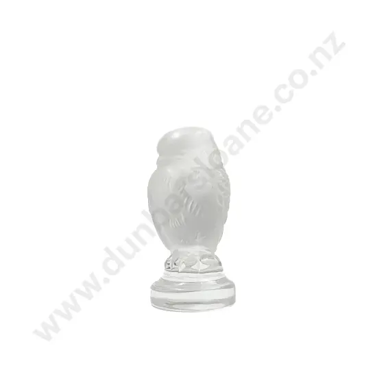 Lalique Frosted Small Bird Ornament