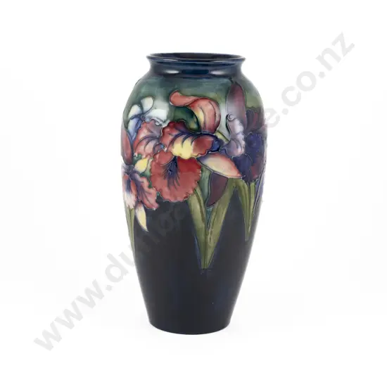 William Moorcroft Orchid Pattern Vase