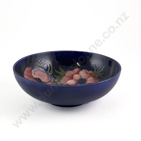 Moorcroft Anemone Pattern Fruit Bowl