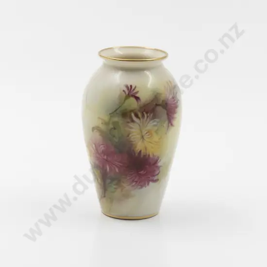 Royal Worcester Ovoid Posy Vase