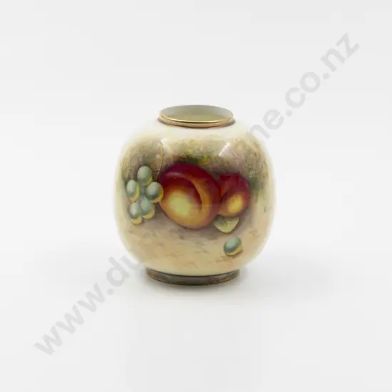Royal Worcester Spherical Posy Vase