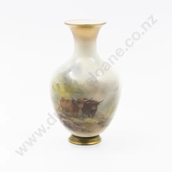 Royal Worcester Ovoid Vase