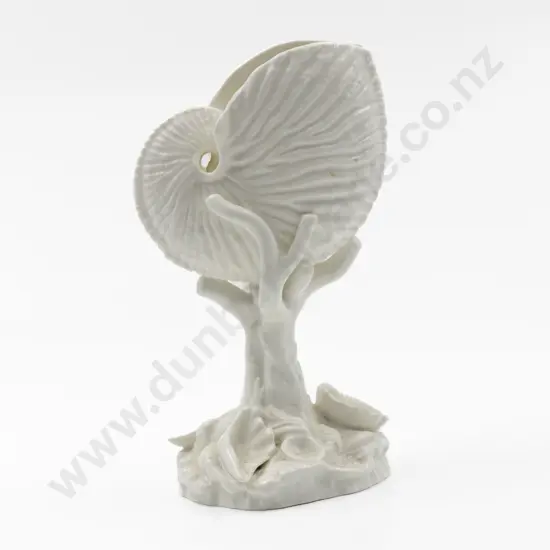 Royal Worcester White Glazed Nautilus Shell