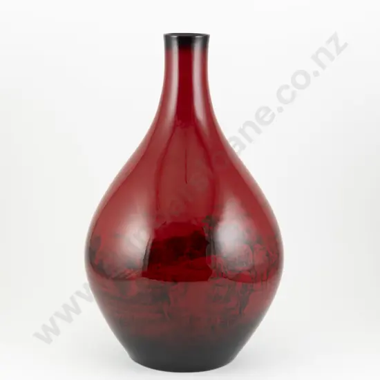 Large Royal Doulton Flambe Vase Design Number 1623