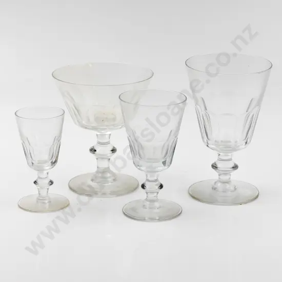 Suite of Late Vict/Edw Glasses